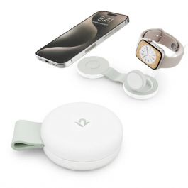 Incarcator magnetic ButterFly SE Twelve South pentru iPhone, Apple Watch si AirPods, Alb
