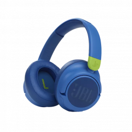 Resigilat: Casti Over-Ear pentru copii JBL JR460NC, Bluetooth, Active Noise Cancelling, Microfon, Albastru