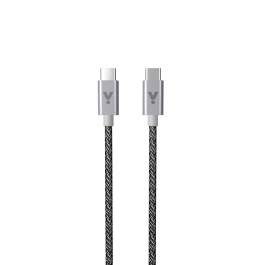 Cablu de date ISTYLE Magnetic Fabric USB-C la USB-C 1.8m, Space Grey