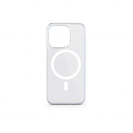 Husa de protectie iSTYLE Hero Magnetic pentru iPhone 15, Alb Transparent