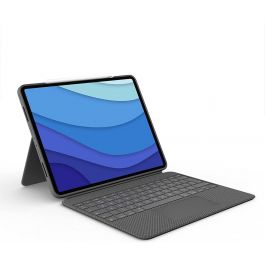 Husa cu tastatura Logitech Combo Touch pentru iPad Pro 12.9", Grey