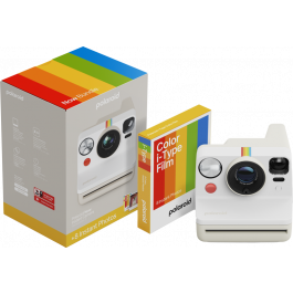 Pachet Camera Foto Instant Polaroid Now (gen.3) Alb + Hartie Foto