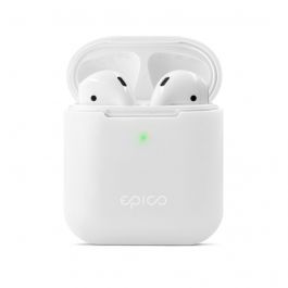 Husa de protectie Epico pentru AirPods (gen.2) Silicon, Alb