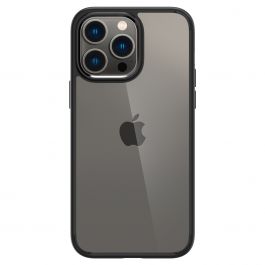 Husa de protectie Spigen Crystal Hybrid pentru iPhone 14 Pro, Negru