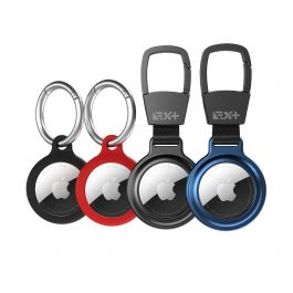 Pachet Breloc Next One AirTag Silicone Clips & Aluminium Carabiners | 4 pack