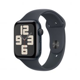 Apple Watch SE GPS, 40mm Midnight Aluminium Case, Midnight Sport Band - S/M