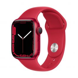 Apple Watch 7 GPS, 41mm (PRODUCT)RED Aluminium Case, (PRODUCT)RED Sport Band