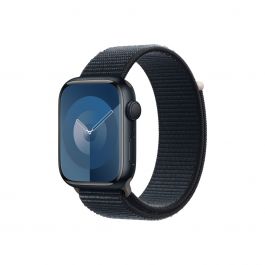 Apple Watch 9 GPS, 45mm Midnight Aluminium Case, Midnight Sport Loop