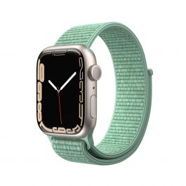 Curea Next One pentru Apple Watch 38/40mm Sport Loop, Marine Green