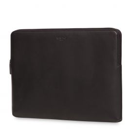 Husa de protectie Knomo BARBICAN pentru MacBook Pro 15", Piele, Negru