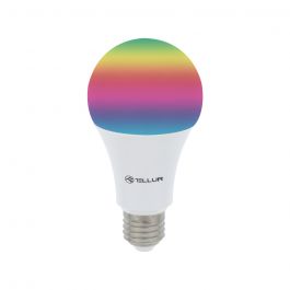 Bec LED Inteligent Wireless Tellur RGB, E27, 10W, 1000lm, lumina alba/calda/RGB, reglabil