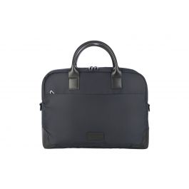 Geanta Tucano cu elemente de piele, 16", Bleumarin/Negru