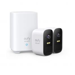 Sistem de supraveghere video eufyCam 2C Security wireless, HD 1080p, 2.1 MP, IP67, Nightvision, 2 camere video