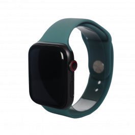 Curea Next One pentru Apple Watch 38/40mm, Silicon, Pine Green