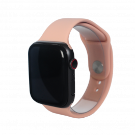 Curea Next One pentru Apple Watch 38/40mm, Silicon, Roz Prafuit