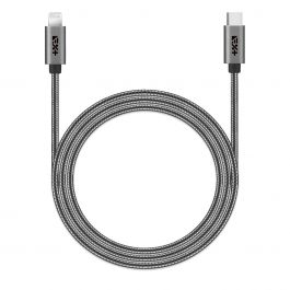 Cablu de date Next One USB-C - Lightning, Metalic, Space Grey (1,2m)