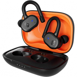 Casti In-Ear Skullcandy Push Active, True Wireless Bluetooth, Microfon, Black/Orange