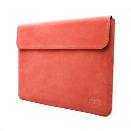 Husa de protectie Red Ant cu clapă pentru MacBook Air 15 Piele, Rosu