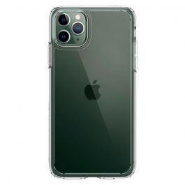 Husa de protectie Spigen Crystal Hybrid pentru iPhone 11 Pro Max, Transparent