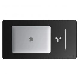 Mousepad Satechi DeskMate, Piele ecologica, Negru