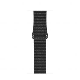 Curea Apple Watch 42mm Black Leather Loop - Large