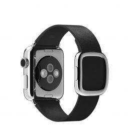 Curea Apple Watch 38mm Black Modern Buckle - Small