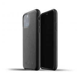 Husa de protectie Mujjo pentru iPhone 11 Pro, Piele, Negru