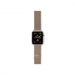 Resigilat: Curea Epico pentru Apple Watch 42/44/45mm Milanese Auriu