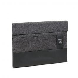 Husa de protectie Rivacase 8803 Lantau black mélange pentru MacBook Pro 13" / 14" si MacBook Air, Negru