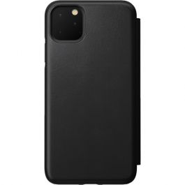 Husa de protectie Nomad Folio pentru iPhone 11 Pro Max, Piele, Negru
