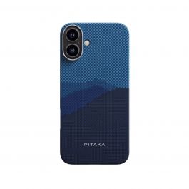 Husa Pitaka iPhone 16 MagEz Case 600D MagSafe Over the Horizon albastru