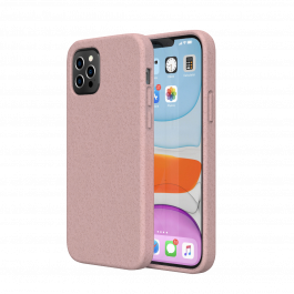 Husa de protectie biodegradabila NextOne pentru iPhone 12 / iPhone 12 Pro, Roz