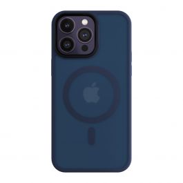 Husa de protectie Next One Mist Shield cu MagSafe pentru iPhone 14 Pro, Albastru