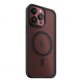 Husa de protectie Next One Mist Shield cu MagSafe pentru iPhone 15 Pro, Negru