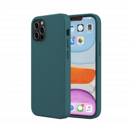 Husa de protectie Next One pentru iPhone 12 / iPhone 12 Pro, Silicon, Albastru