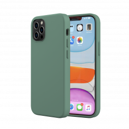 Husa de protectie Next One pentru iPhone 12 / iPhone 12 Pro, Silicon, Verde