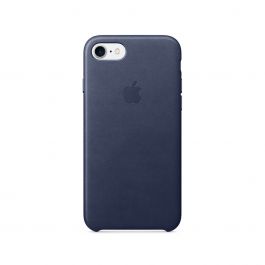 Husa de protectie Apple pentru iPhone 7/8, Piele, Midnight Blue
