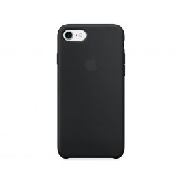 Husa de protectie Apple pentru iPhone 7, Silicon, Negru