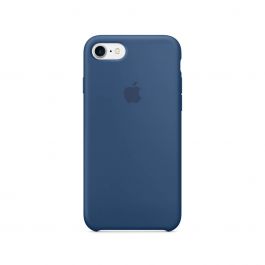 Husa de protectie Apple pentru iPhone 7, Silicon, Ocean Blue