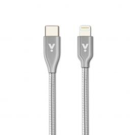 Cablu de date iSTYLE Lightning - USB-C, 1.2m, Argintiu