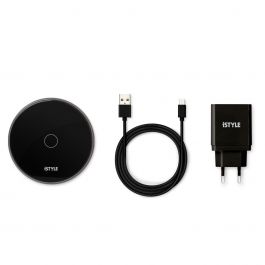 Incarcator Wireless iSTYLE Pad+ pentru iPhone, Negru
