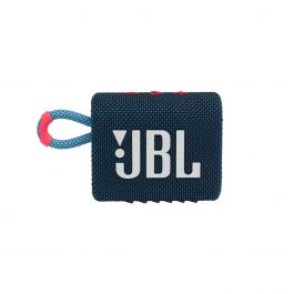 Boxa portabila JBL GO3, IPX67, Bluetooth, Albastru Roz