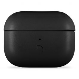 Husa de protectie Decoded Aircase pentru AirPods Pro 2, Piele, Negru