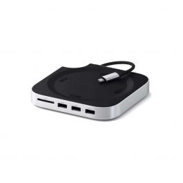 Suport și hub pentru Mac Mini M4 cu carcasă SSD