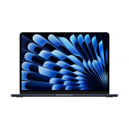 Resigilat: MacBook Air 13", procesor Apple M3, 8 nuclee CPU si 8 nuclee GPU, 16GB, 256GB, Midnight, INT KB