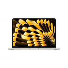 MacBook Air 13", procesor Apple M3, 8 nuclee CPU si 8 nuclee GPU, 8GB, 256GB, Starlight, INT KB