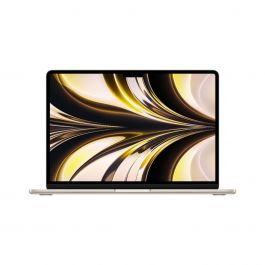 MacBook Air 13", procesor Apple M2, 8 nuclee CPU si 8 nuclee GPU, 8GB, 256GB, Starlight, INT KB