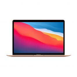 MacBook Air 13" True Tone, procesor Apple M1, 8 nuclee CPU si 7 nuclee GPU, 8GB, 256GB, Gold, US KB