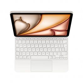 Resigilat: Husa cu tastatura Apple Magic Keyboard pentru iPad Air 11" (M3) Alb, layout INT
