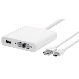 Adaptor Apple de la Mini DisplayPort la Dual-Link DVI